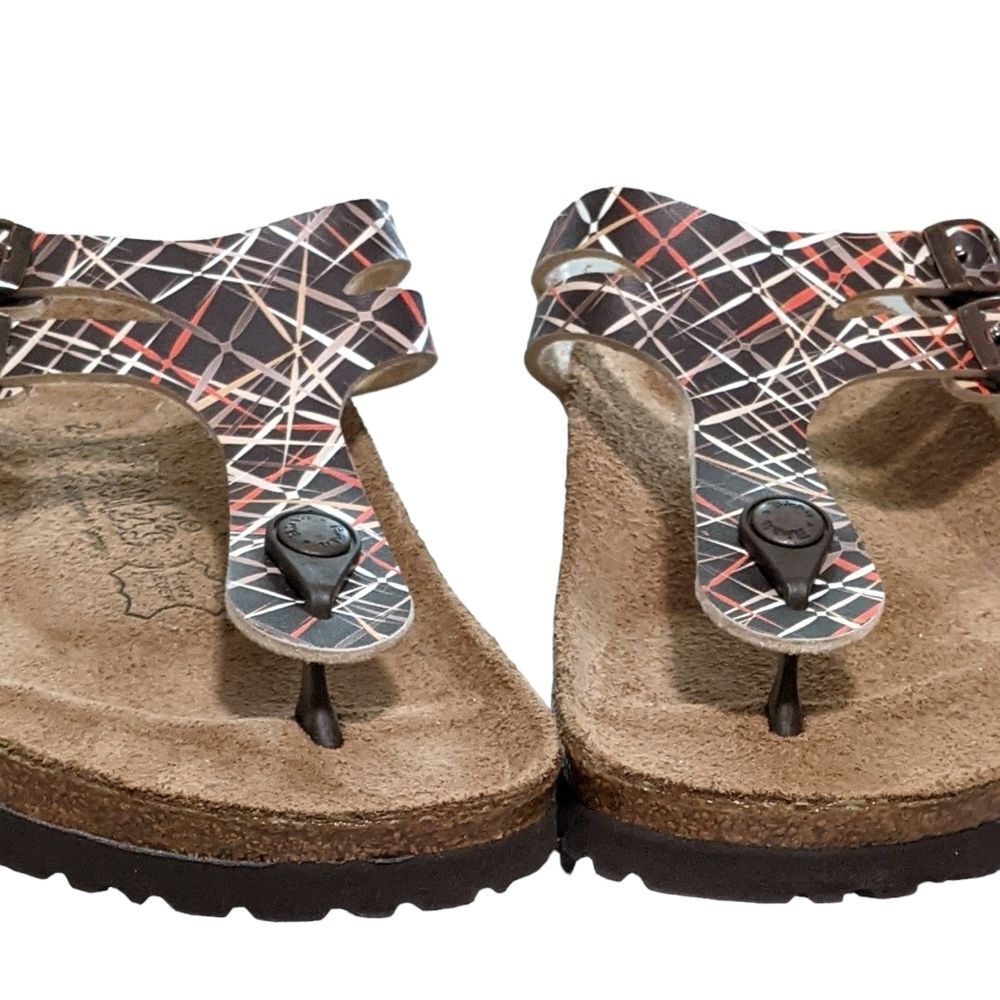 Birki's Birkenstock between toe thonged splatter print sandal slip on op… - Picture 8 of 12